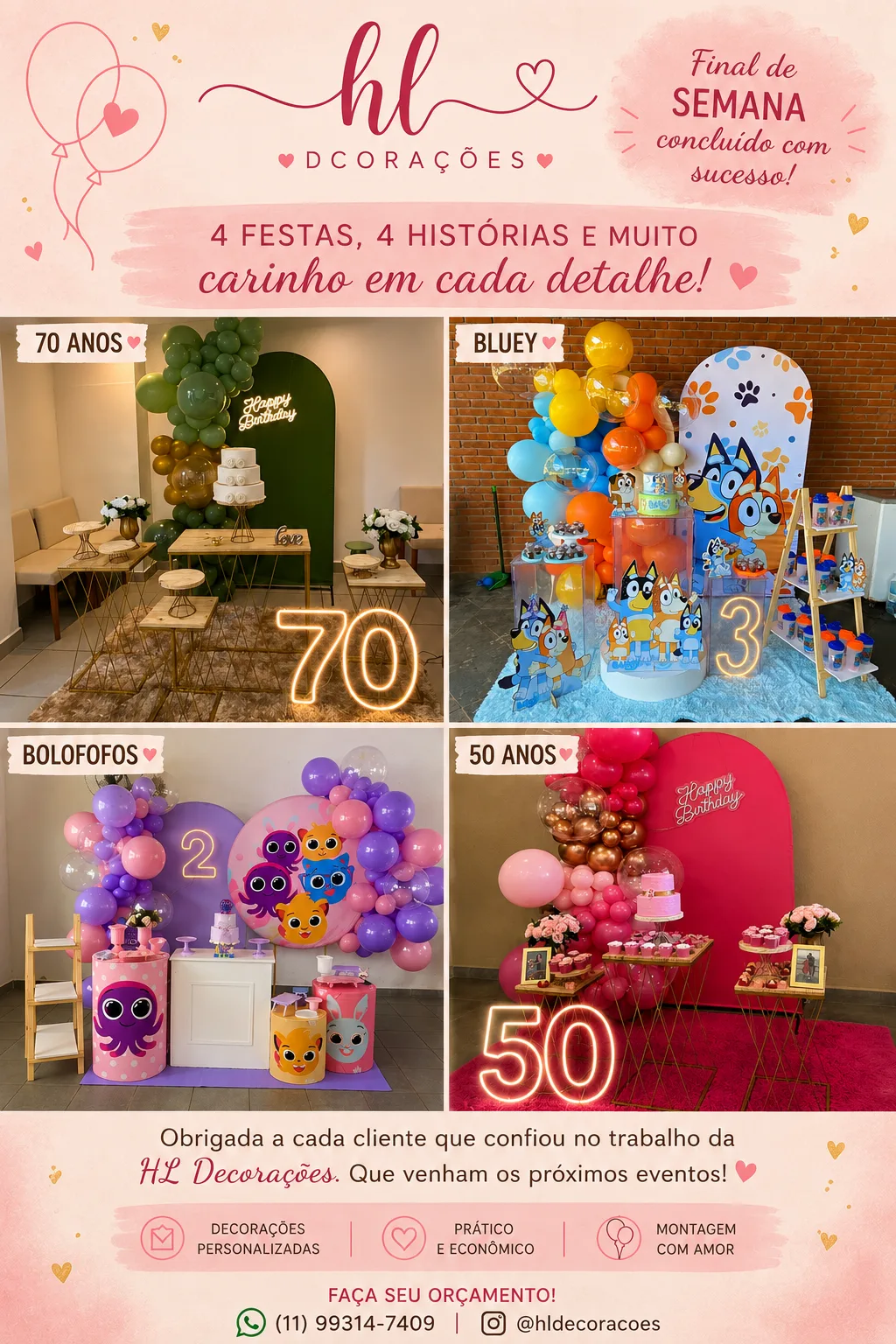 HL Decorações | Decoração de Festas em São Paulo — Decoração em São Paulo