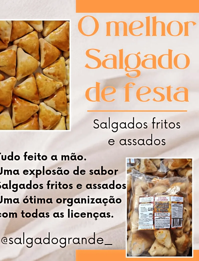 Fábrica Salgado Grande & Festas — Salgados em São José dos Campos, SP