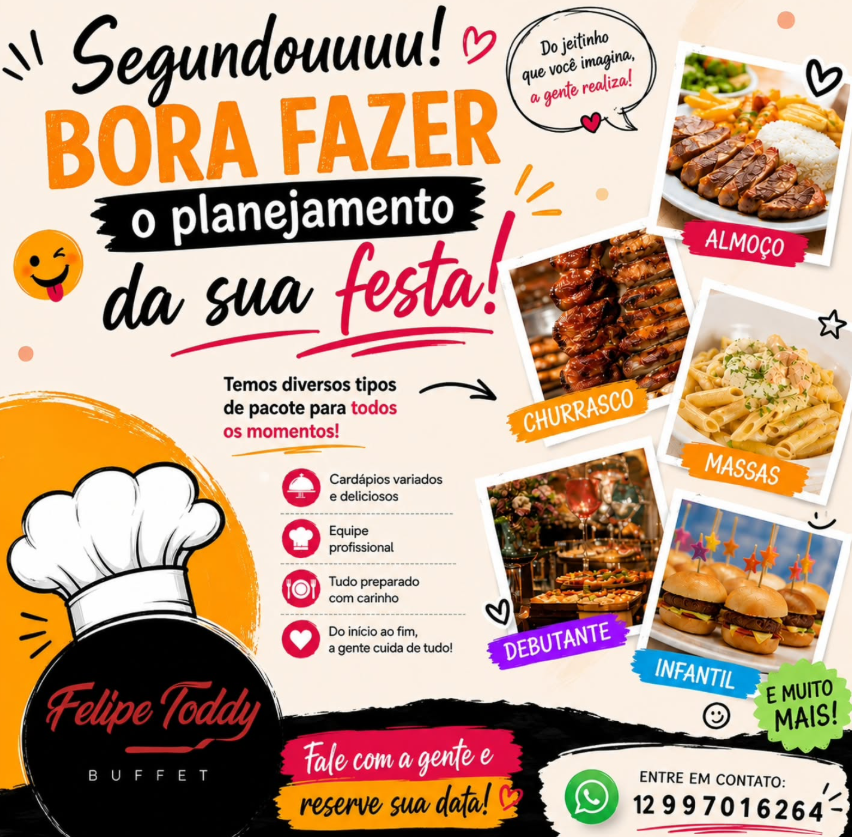 Chefe Felipe Toddy — Buffet / Catering em Aparecida