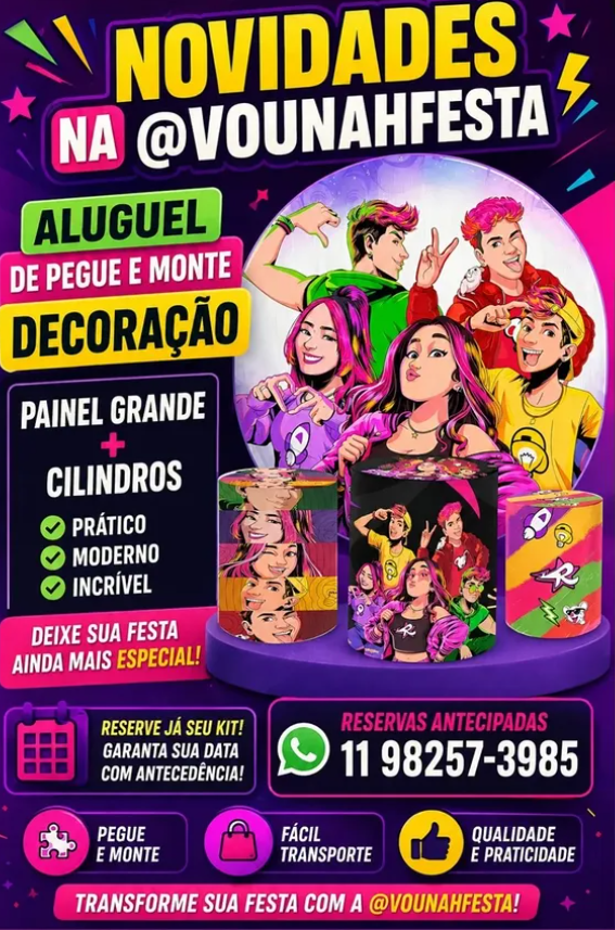 Vou Nah Festa — Decoração em Itaquaquecetuba