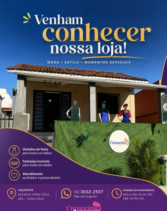 Camarim Festa e Fantasias a melhor loja de aluguel de fantasias e vestido festas. — Outros em Caçapava- SP