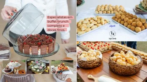 Buffet brunch e doces finos - Luh Candy — Bolos e Doces em Guaratinguetá, SP