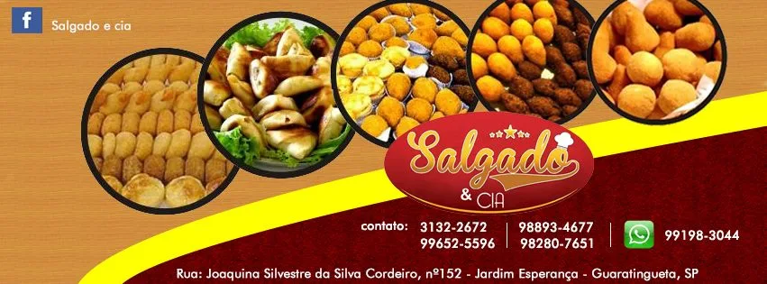 SALGADO & CIA — Salgados em Lorena, SP